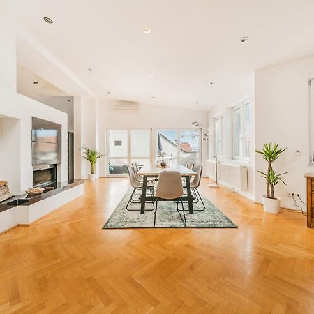 Penthouse Apartment - Sauna - Terrasse - Kamin - Ac Viyana Dış mekan fotoğraf