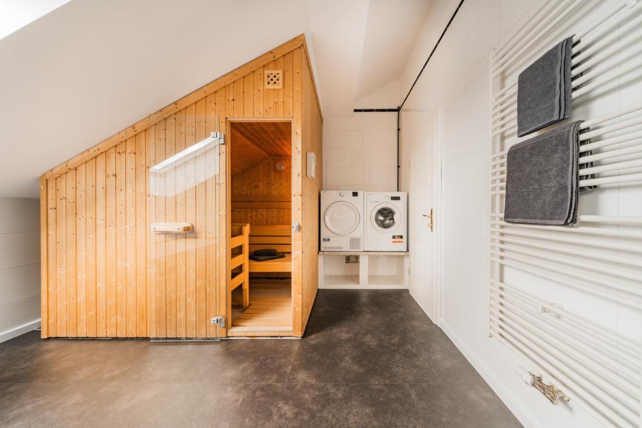 Penthouse Apartment - Sauna - Terrasse - Kamin - Ac Viyana Dış mekan fotoğraf