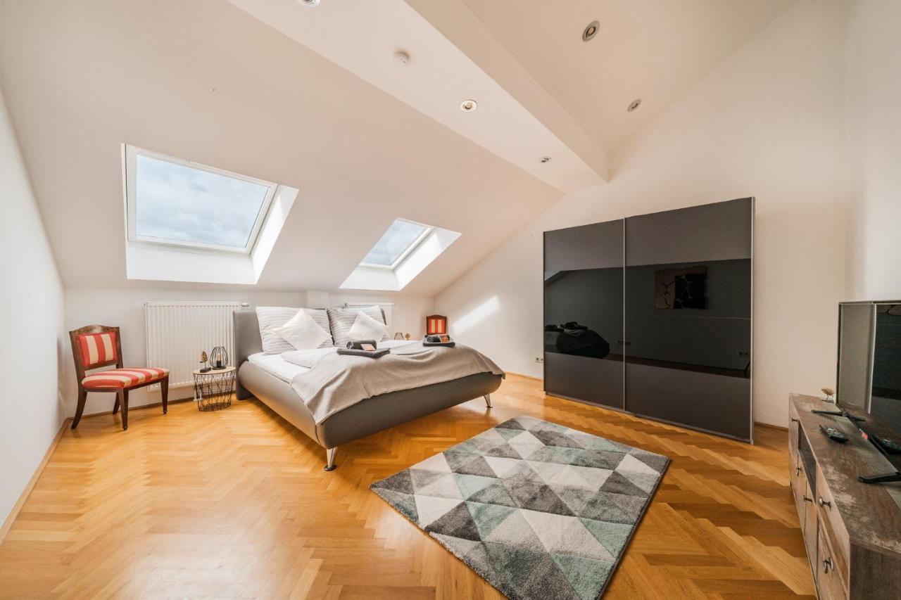 Penthouse Apartment - Sauna - Terrasse - Kamin - Ac Viyana Dış mekan fotoğraf