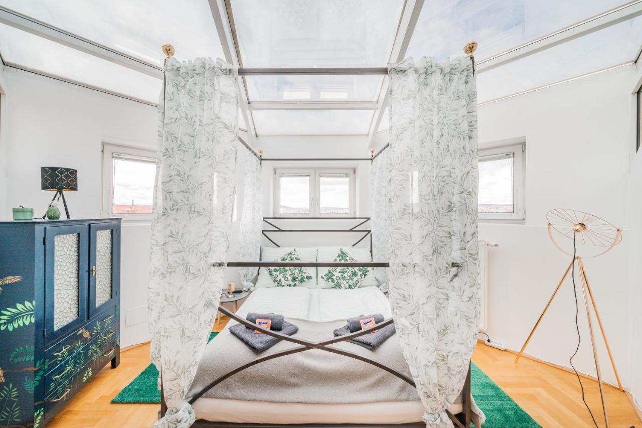 Penthouse Apartment - Sauna - Terrasse - Kamin - Ac Viyana Dış mekan fotoğraf