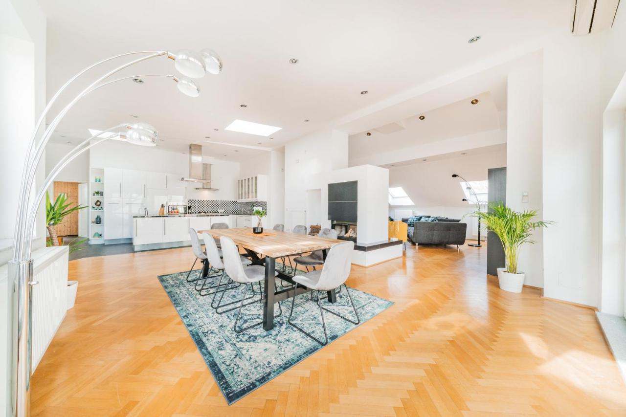 Penthouse Apartment - Sauna - Terrasse - Kamin - Ac Viyana Dış mekan fotoğraf